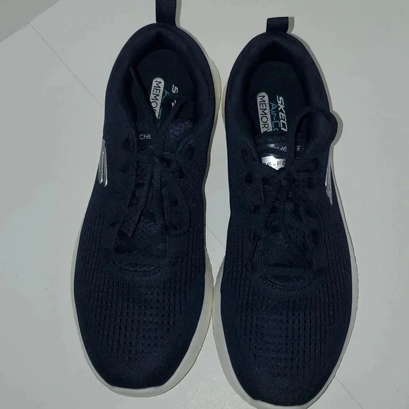Skechers Air Cooled Memory Foam Lite-Foam Navy Blue Men\'s Size 9 main image 4